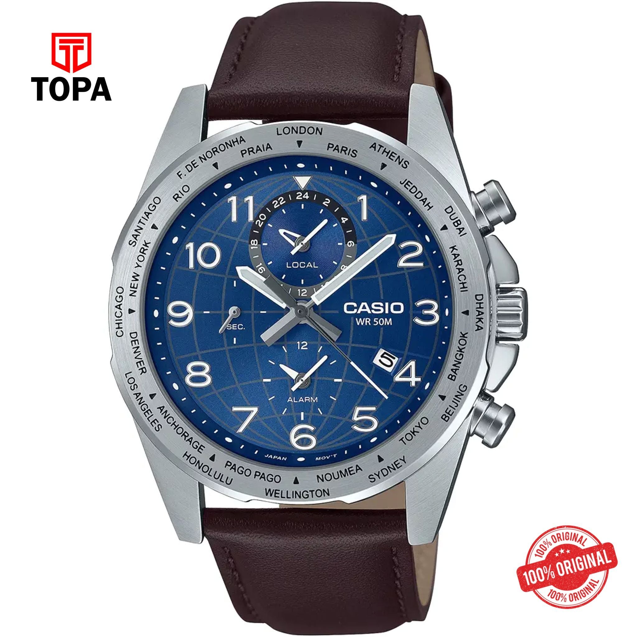 Casio MTP-W500L-2A Quartz Analog Men's Watch