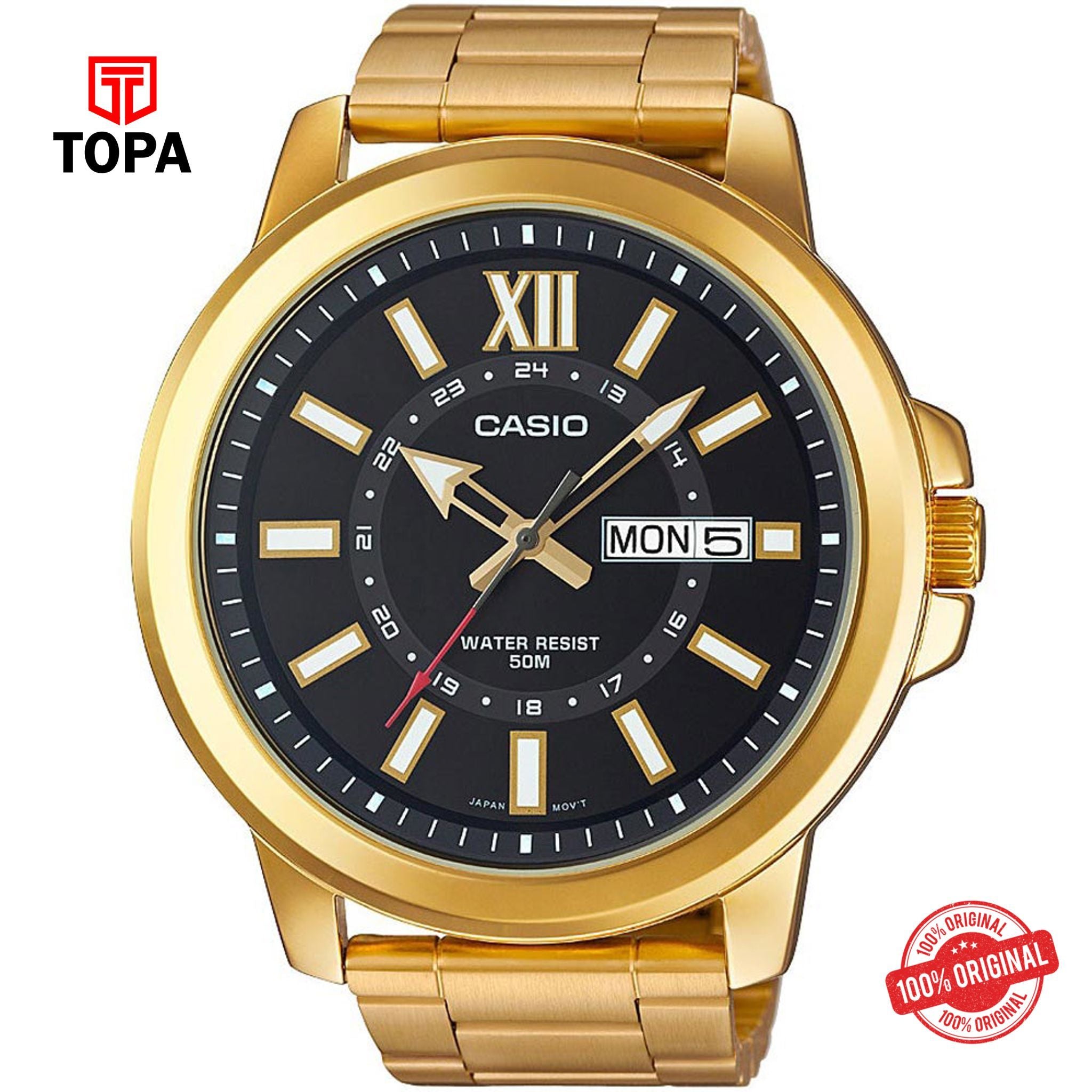 Casio MTP-X100G-1AV Quartz Analog Men's Watch