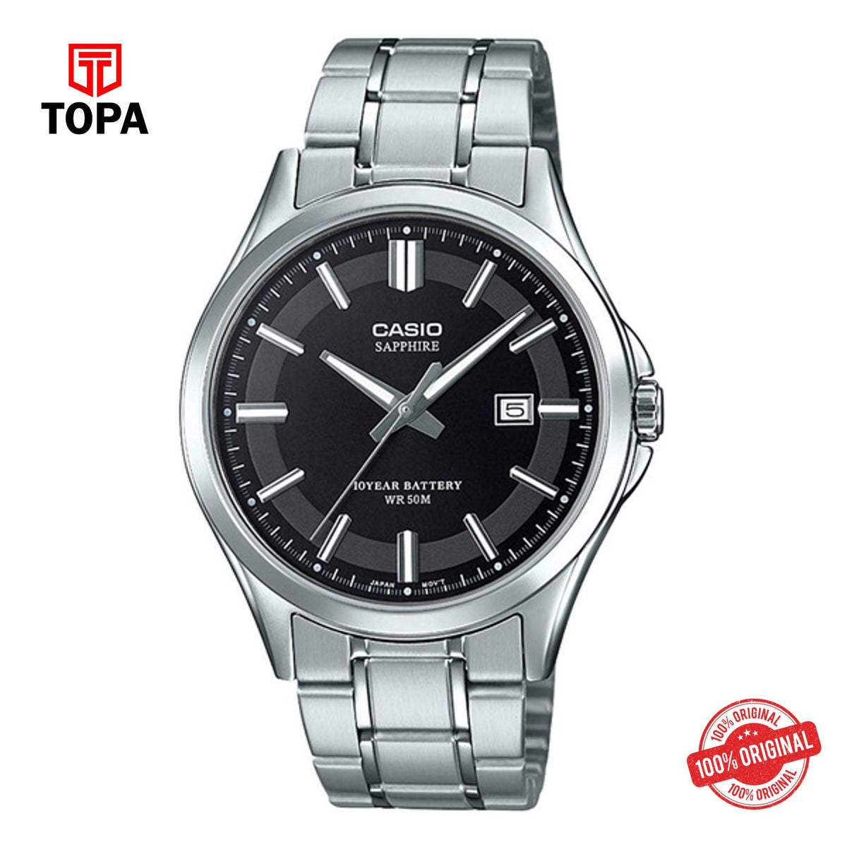 Casio MTS-100D-1AV Quartz Analog Men's Watch