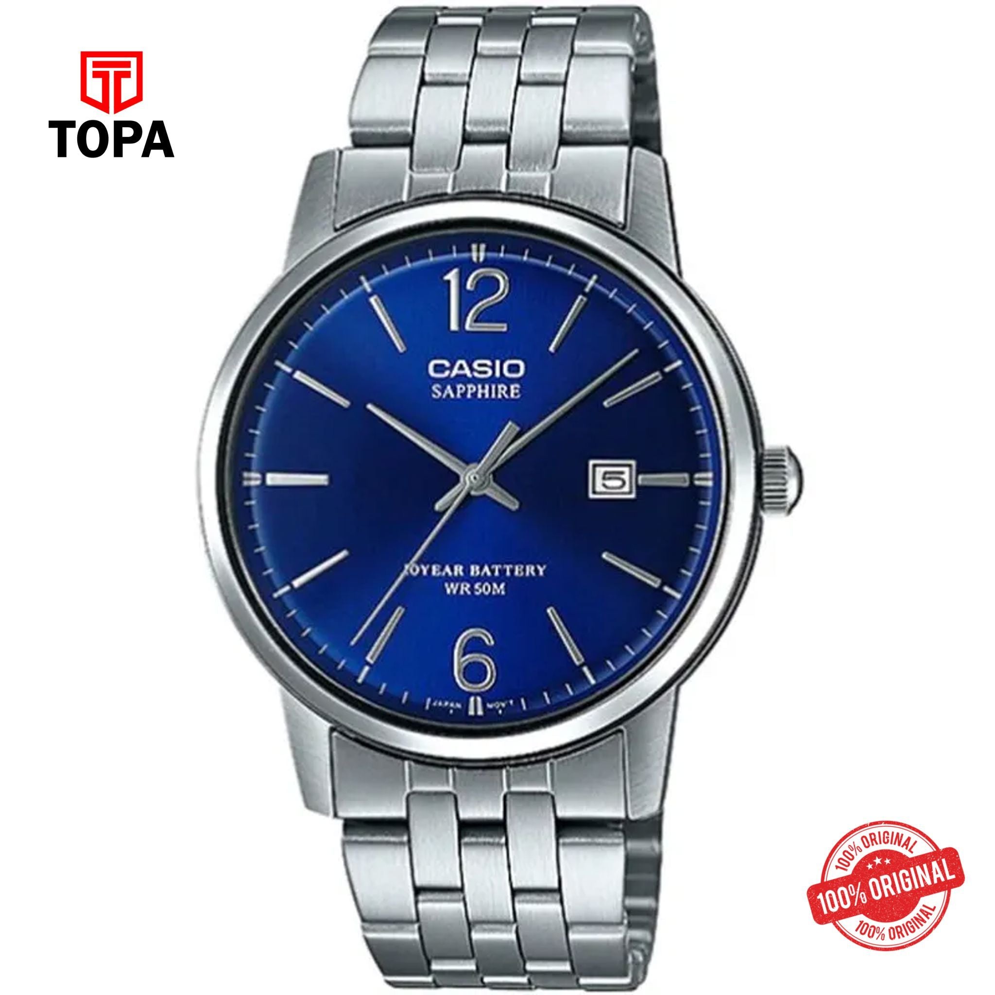 Casio MTS-110D-2A Quartz Analog Men's Watch