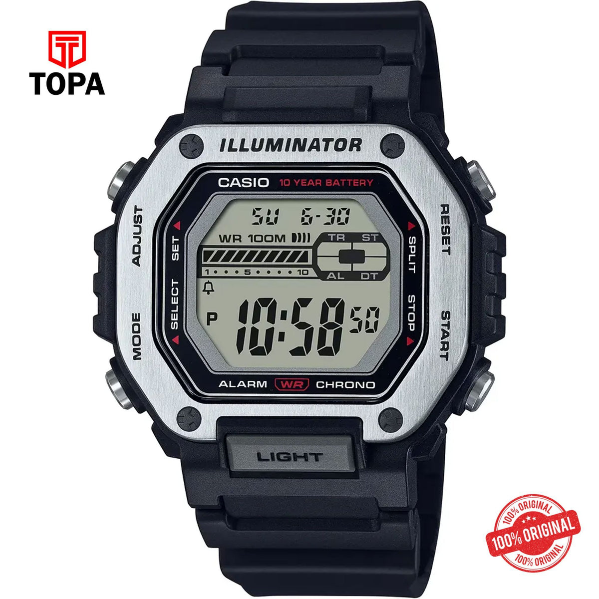 Casio MWD-110H-1AVDF Quartz Digital Men's Watch