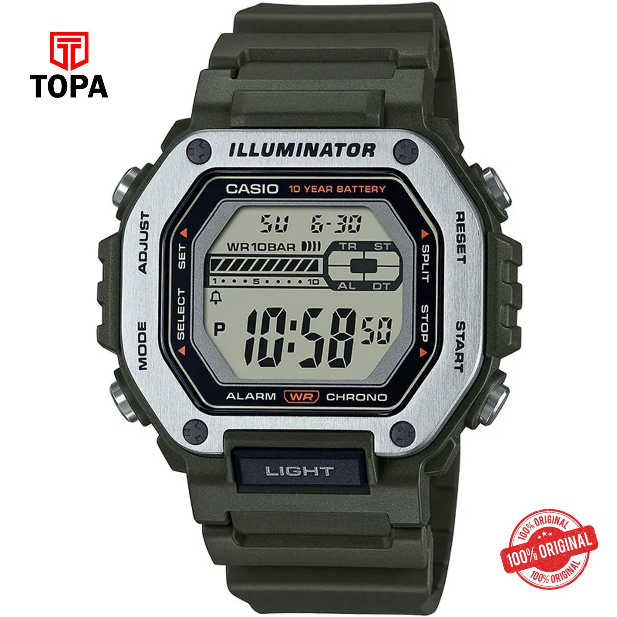 Casio MWD-110H-3AVDF Quartz Digital Men's Watch