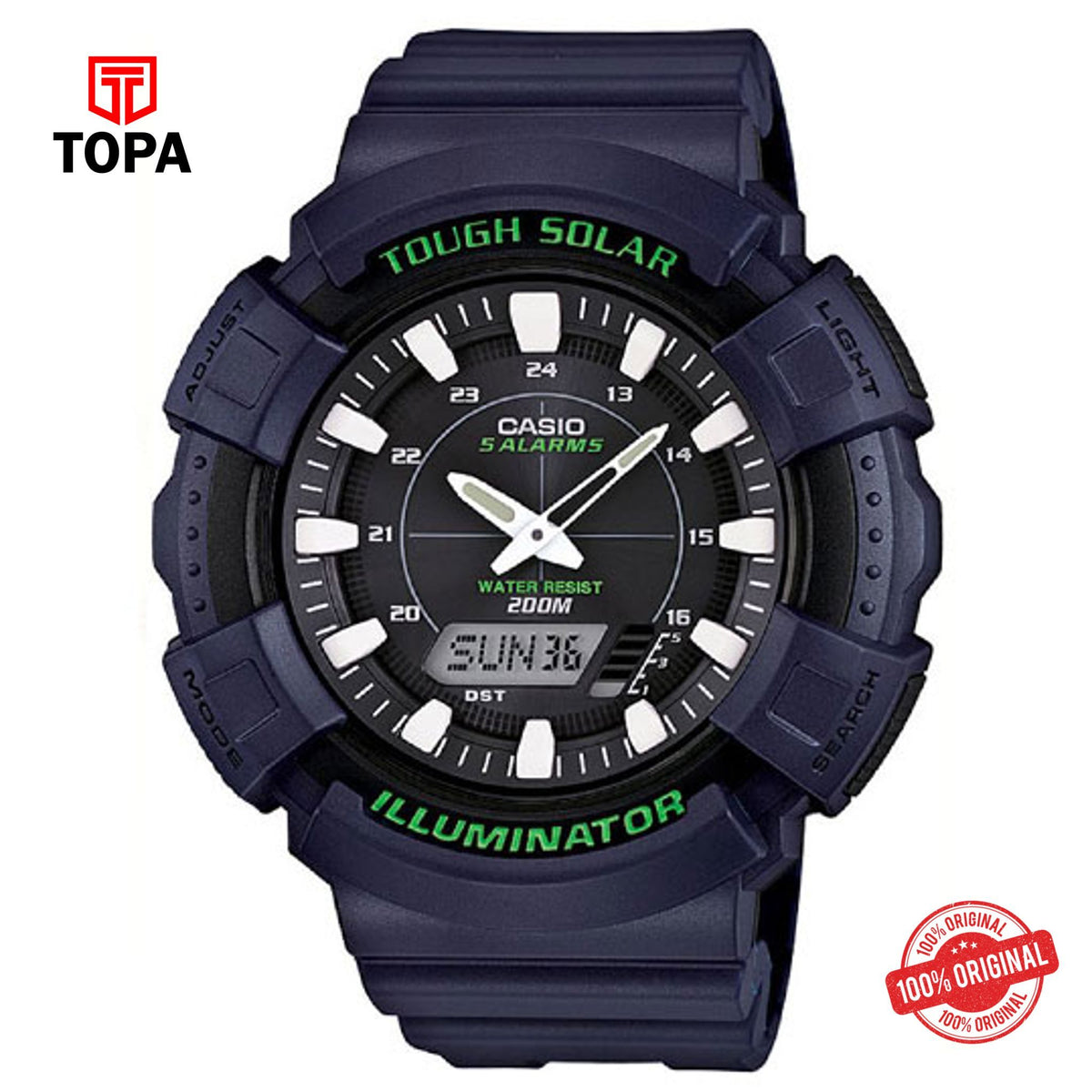 Casio AD-S800WH-2AVDF Quartz Analog-Digital Men's Watch