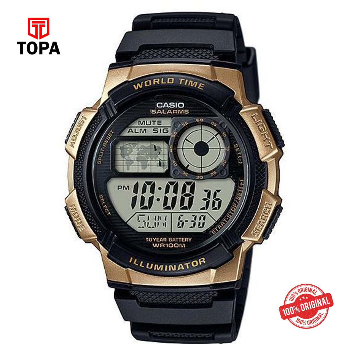Casio AE-1000W-1A3VDF Quartz Digital Men's Watch