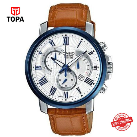 Casio BEM-520BUL-7A2VDF Quartz Analog Men's Watch