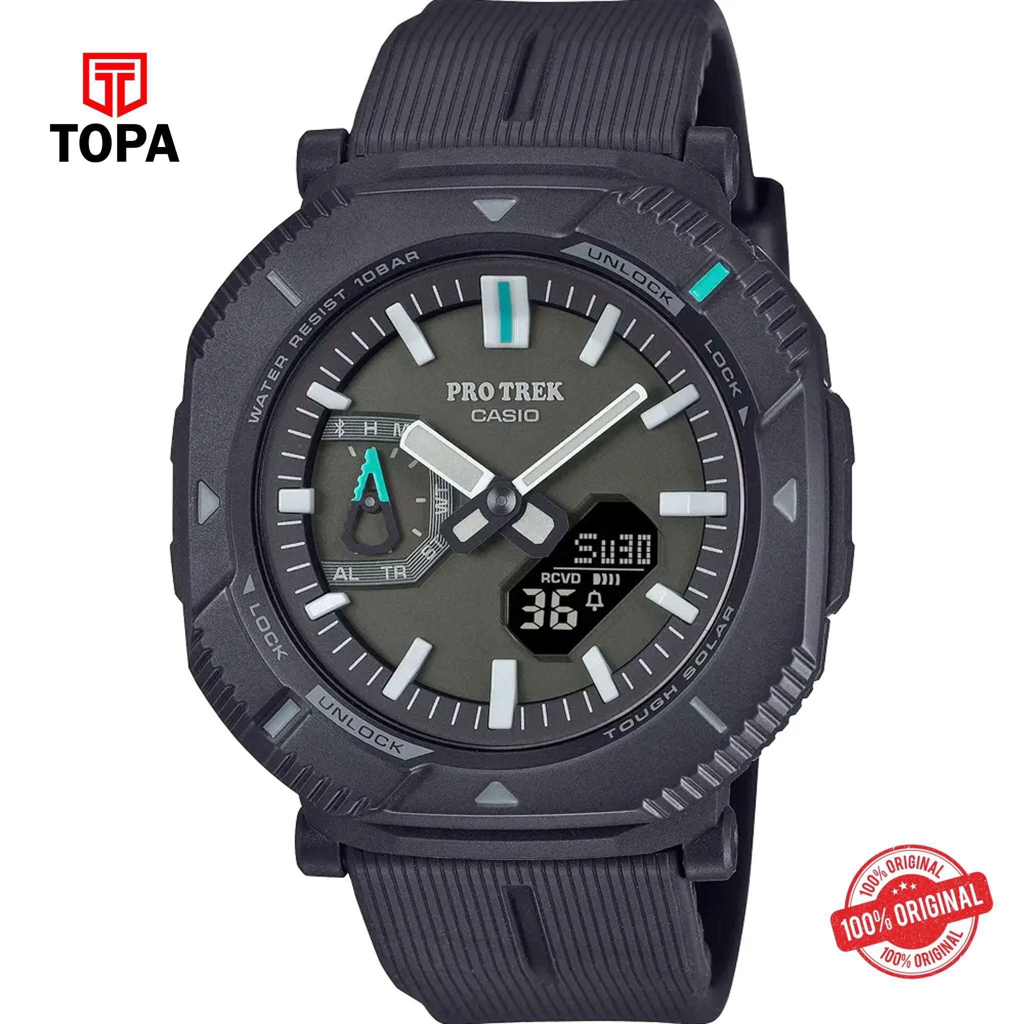 Topa Casio-Protrek-PRJ-B001-1D-Resin-Band-Men-Watch - Product Image 1