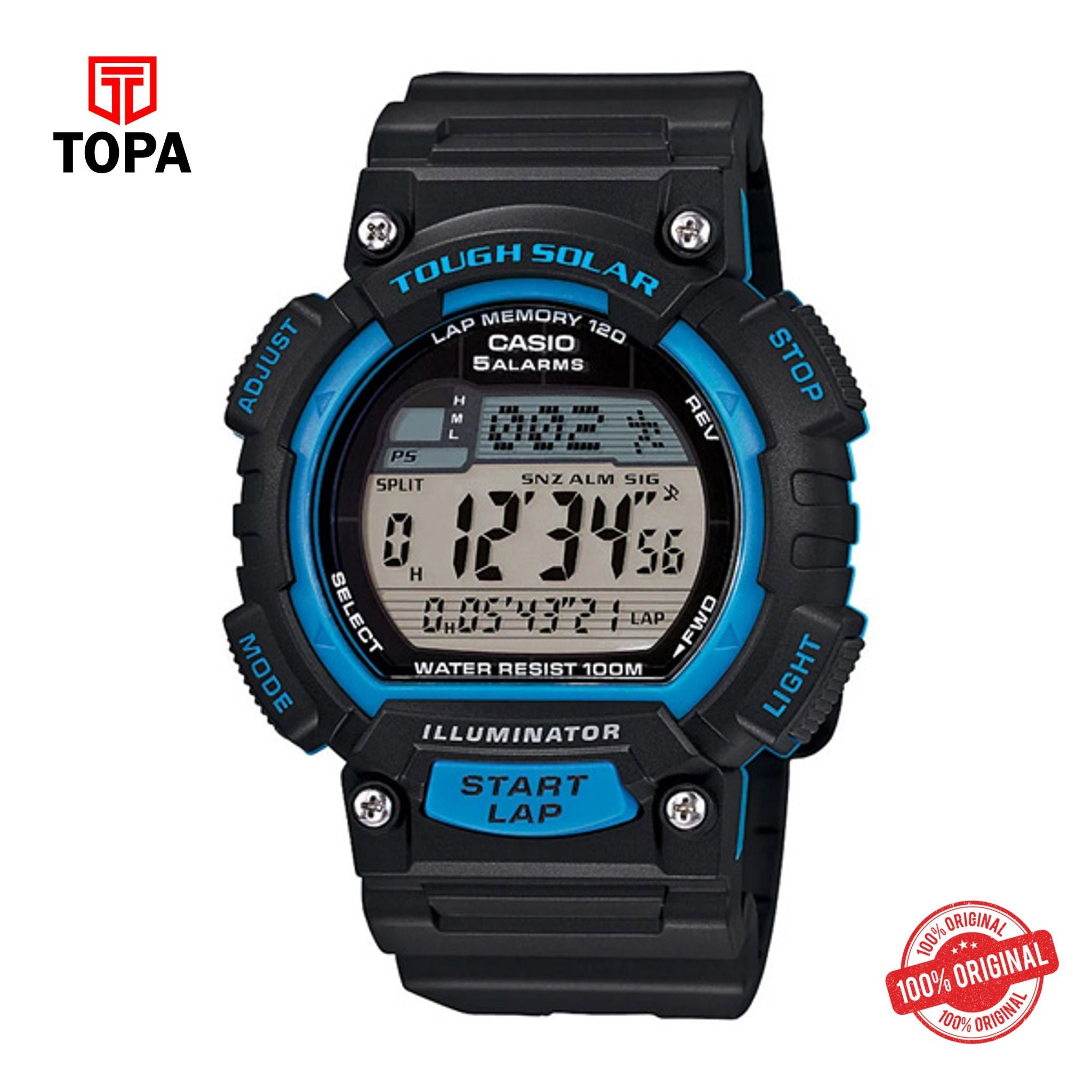 Casio STL-S100H-2AVDF Solar Digital Men's Watch