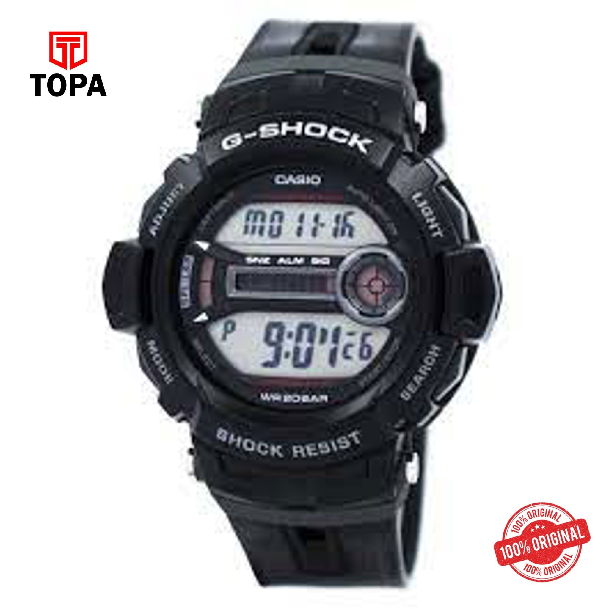G-Shock GD-200-1DR Quartz Digital Men's Watch