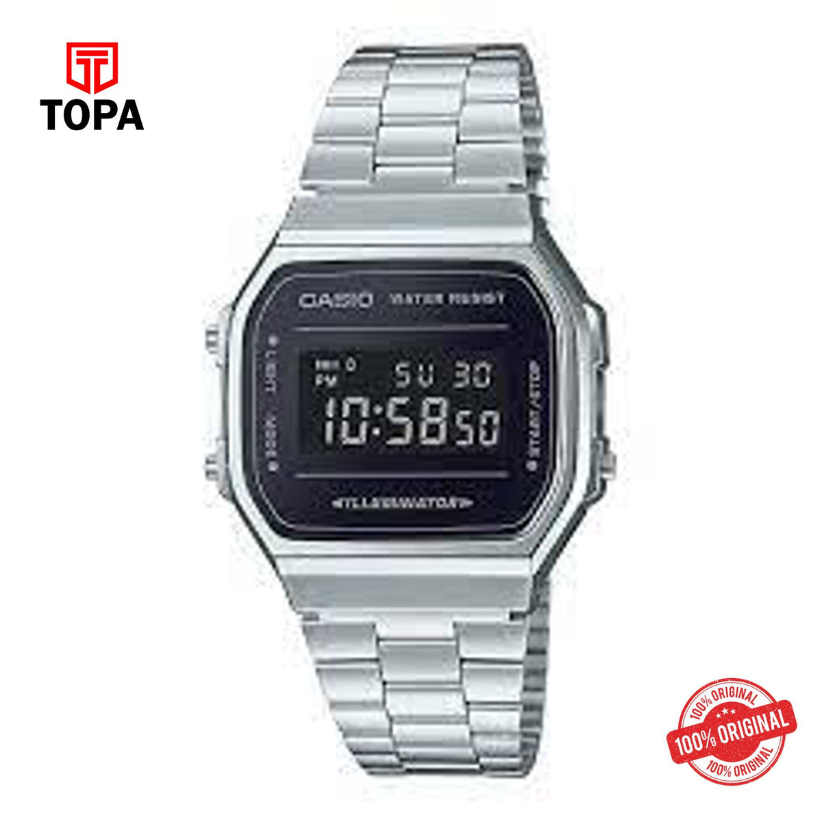 Casio A168WEM-1DF Quartz Digital Unisex Watch
