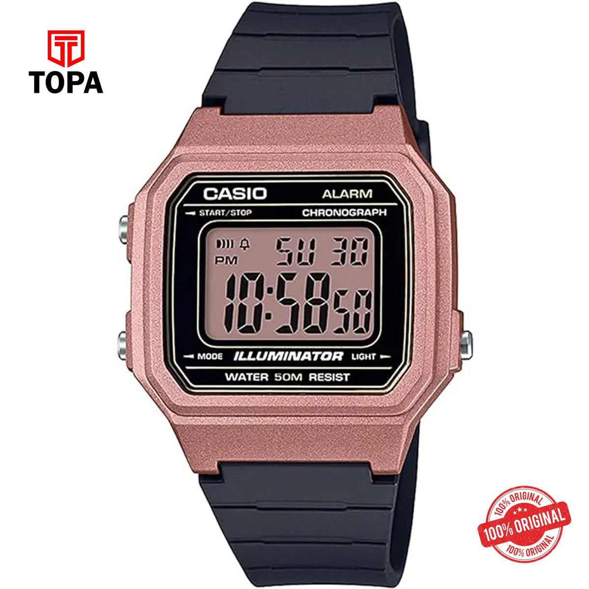 Casio W-217HM-5AVCF Quartz Digital Women's Watch