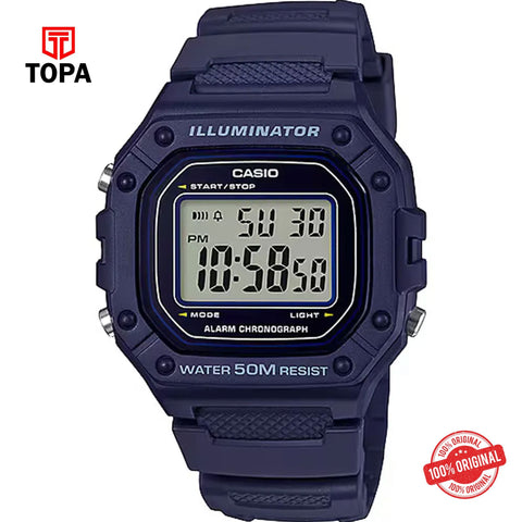 Casio W-218H-2A Quartz Digital Men's Watch