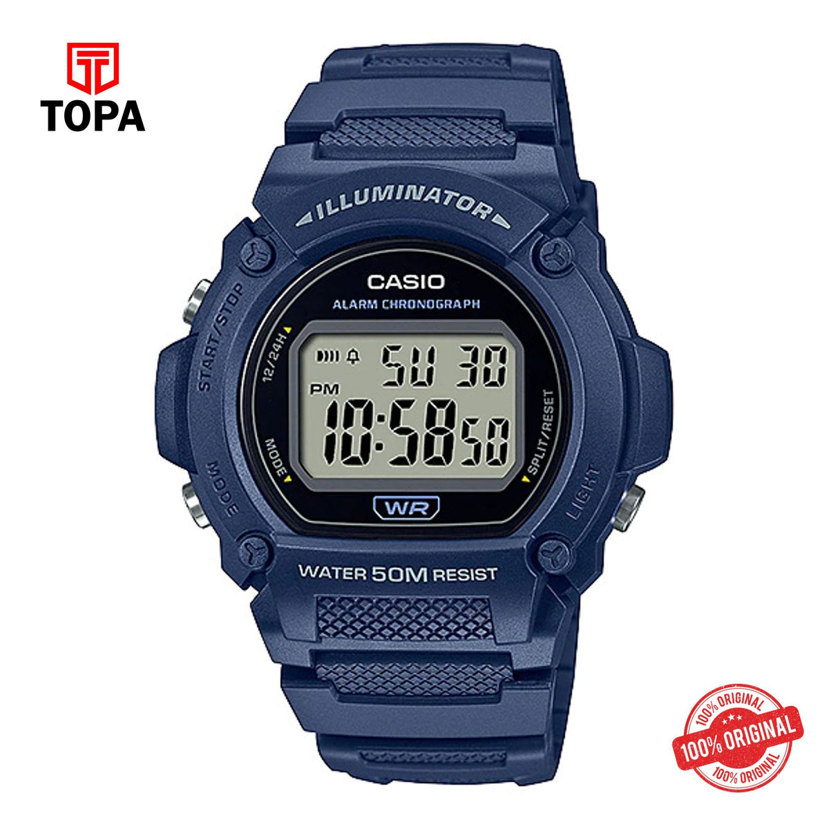 Casio W-219H-2AV Quartz Digital Men's Watch