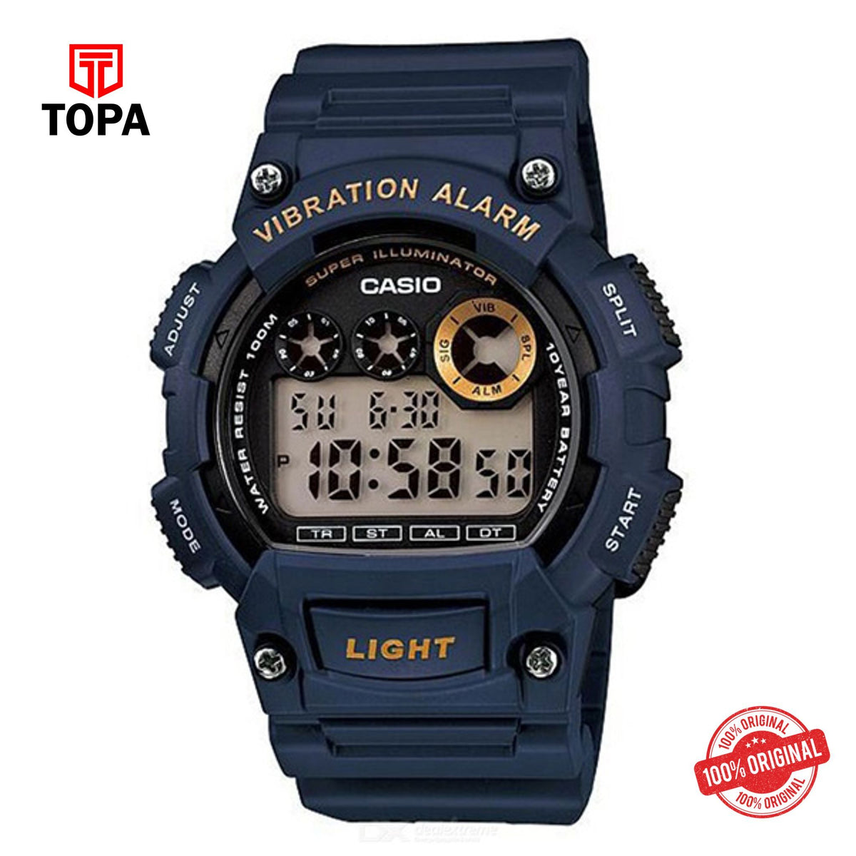 Casio W-735H-2A Quartz Digital Men's Watch
