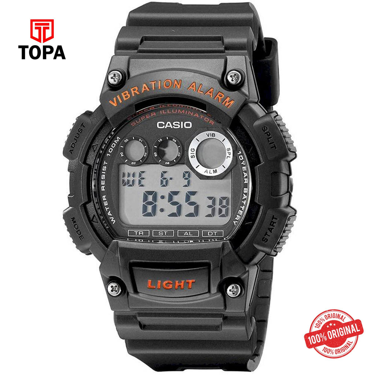 Casio W-735H-8A Quartz Digital Men's Watch