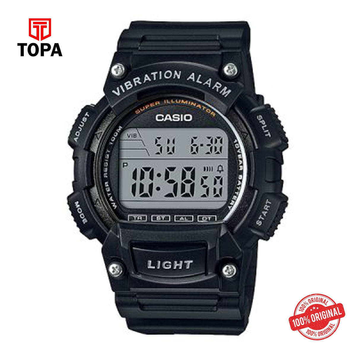 Casio W-736H-1AVDF Quartz Analog Men's Watch