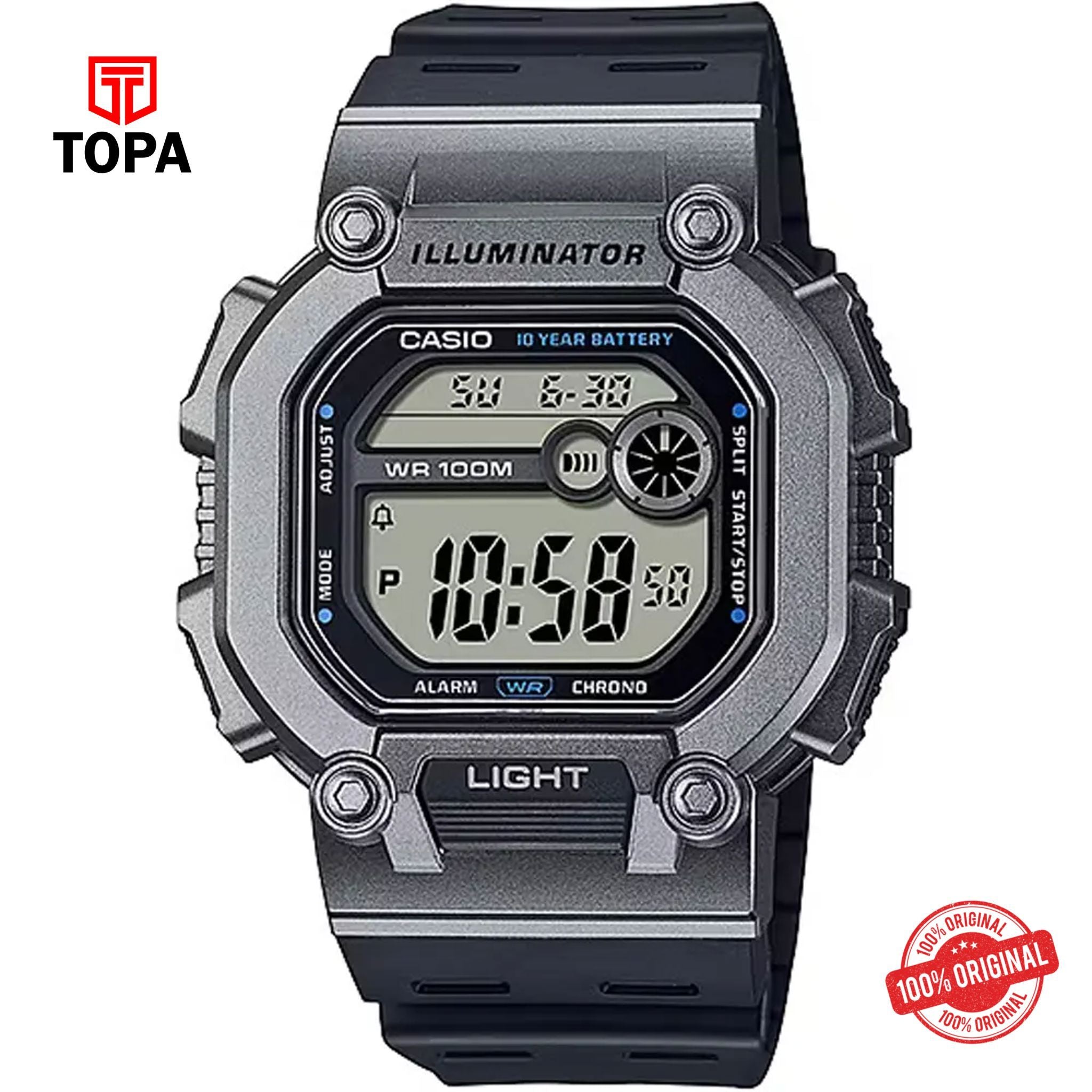Casio W-737H-1A2 Quartz Digital Men's Watch
