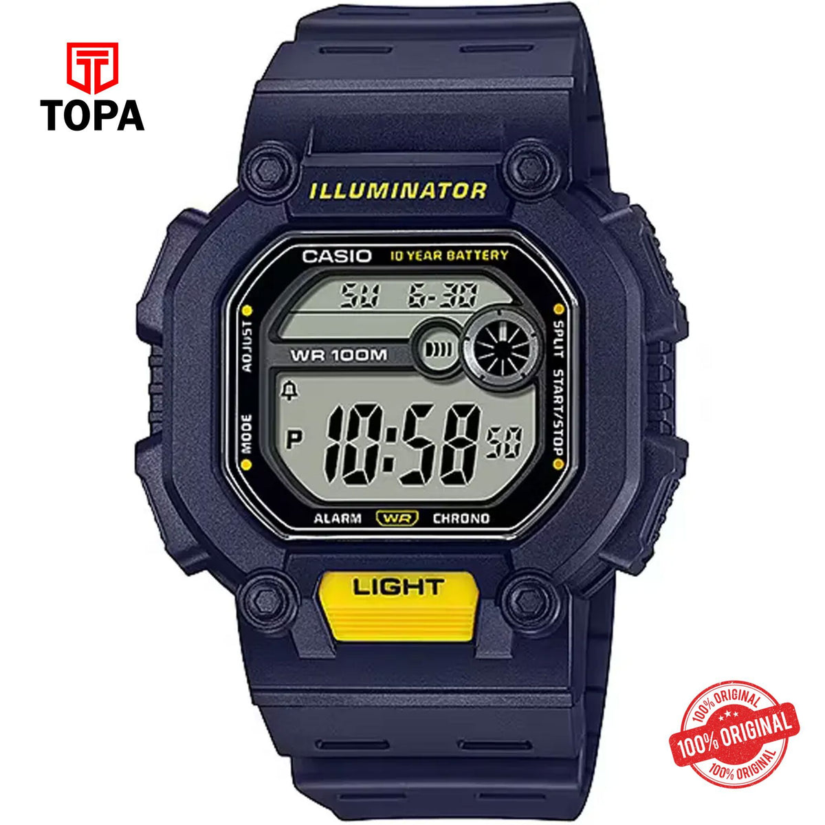 Casio W-737H-2A Quartz Digital Men's Watch