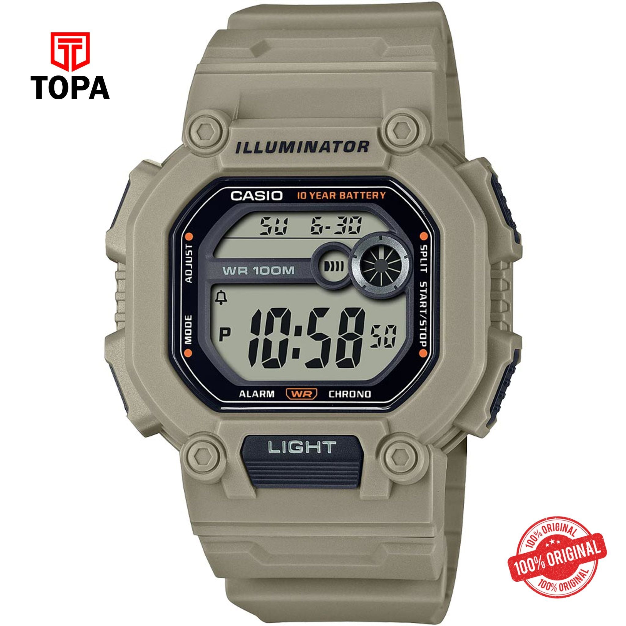 Casio W-737HX-5AV Quartz Digital Men's Watch