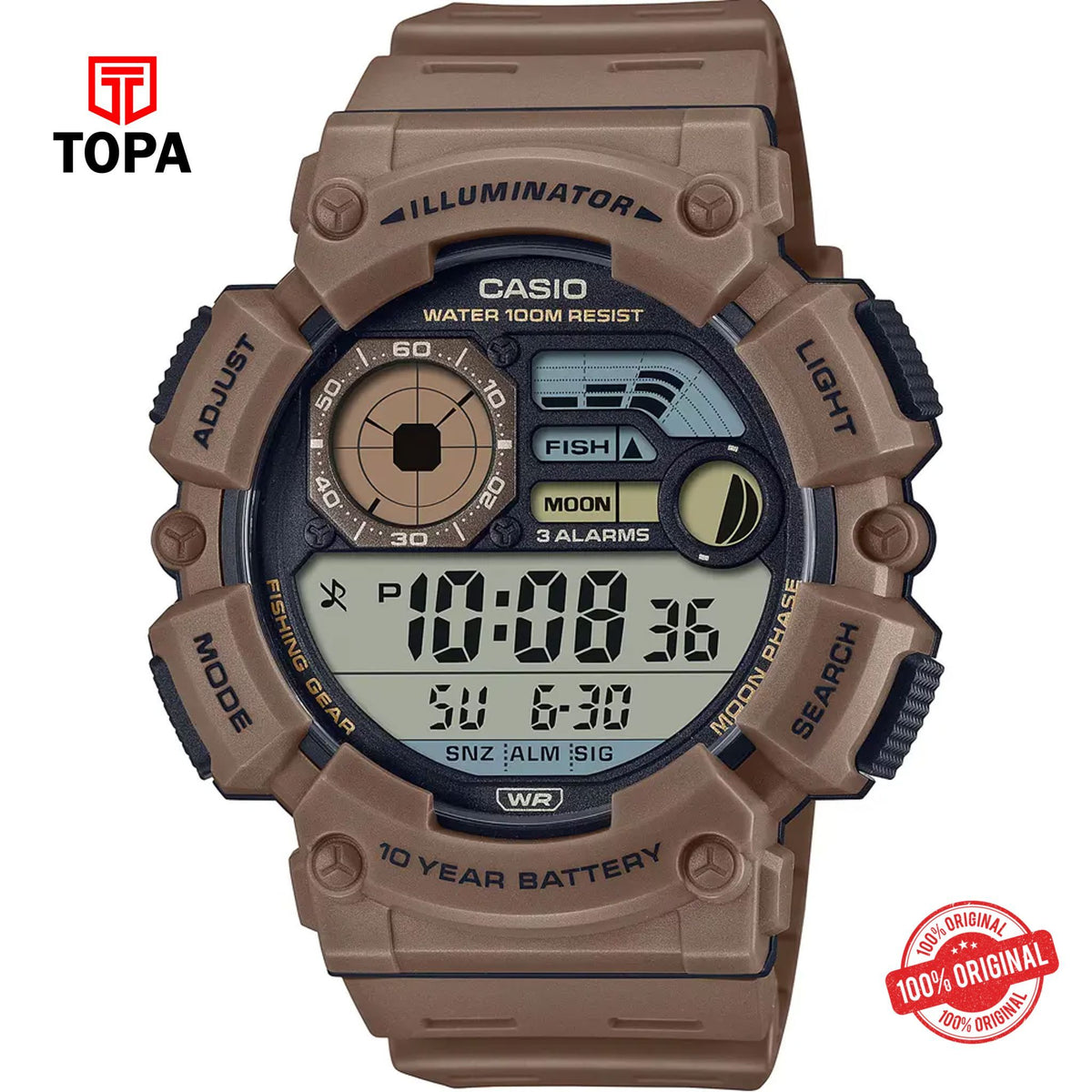 Casio WS-1500H-5AVDF Quartz Digital Men's Watch