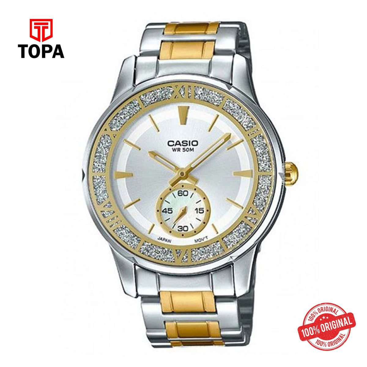 Casio LTP-E135SG-7AVDF Quartz Digital Women's Watch