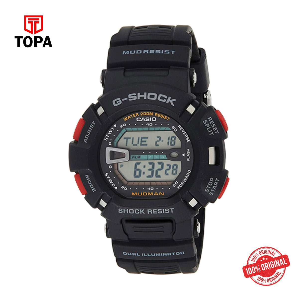 G-Shock G-9300-1DR Quartz Digital Men's Watch