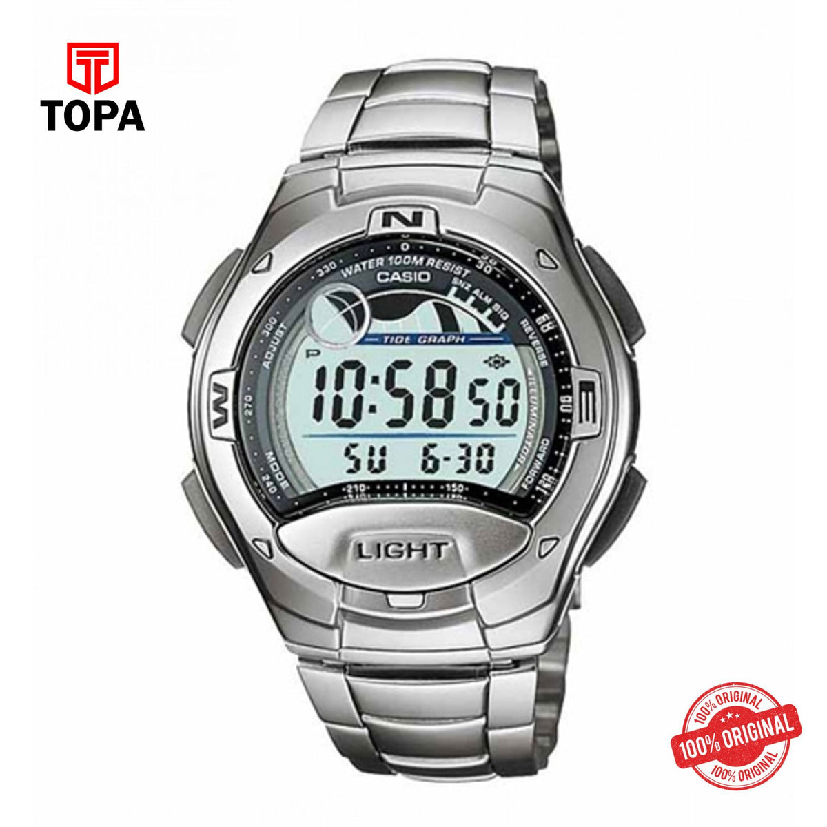 Casio W-753D-1AVDF Quartz Digital Unisex Watch