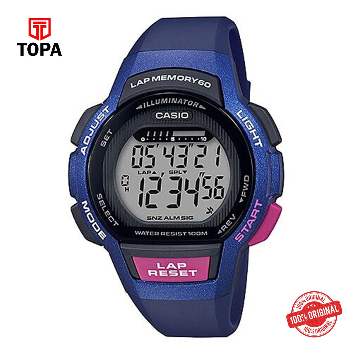 Casio LWS-100H-2AVDF Quartz Digital Unisex Watch