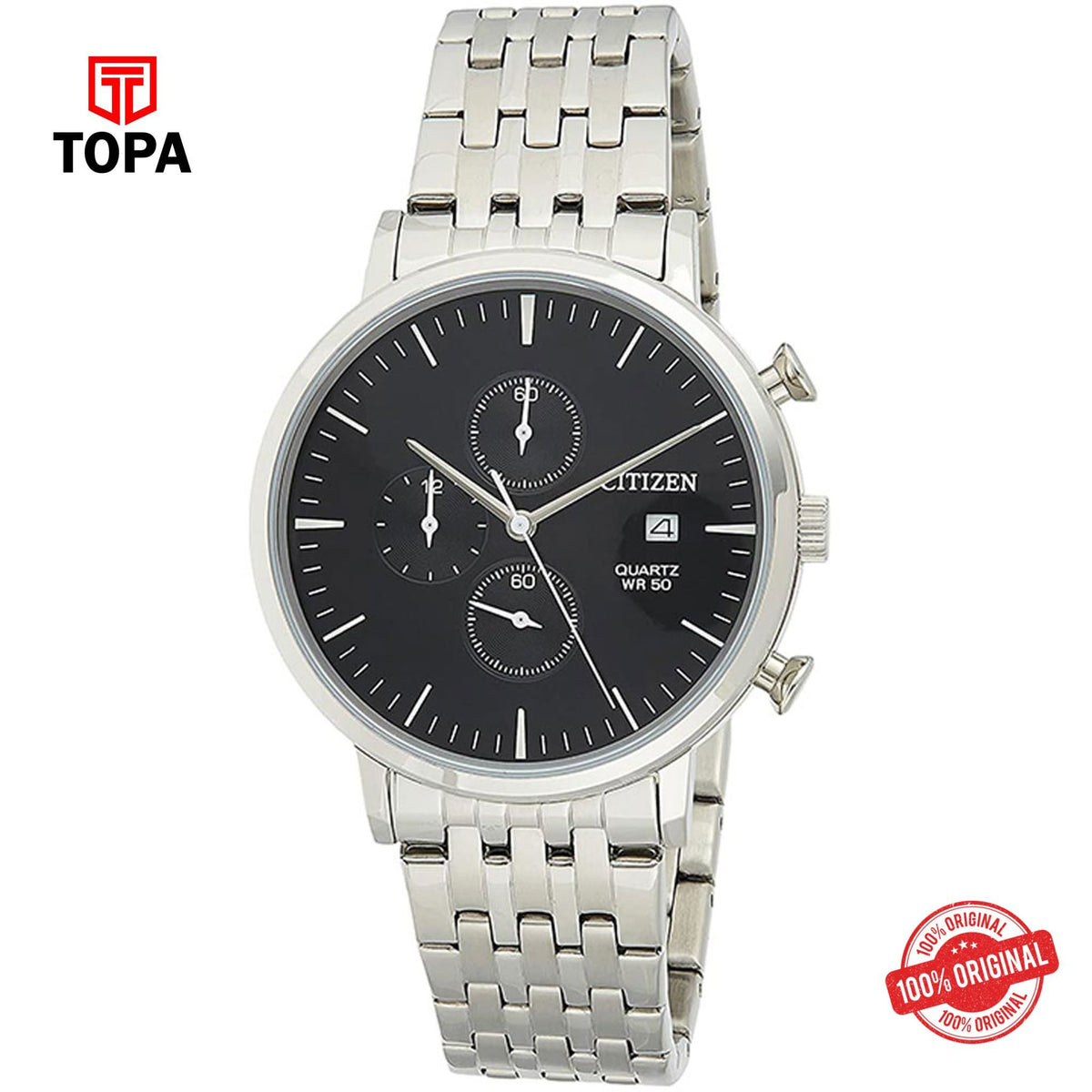 Topa Citizen-AN3610-55E-Metal-Band-Mens-Watch - Product Image 1