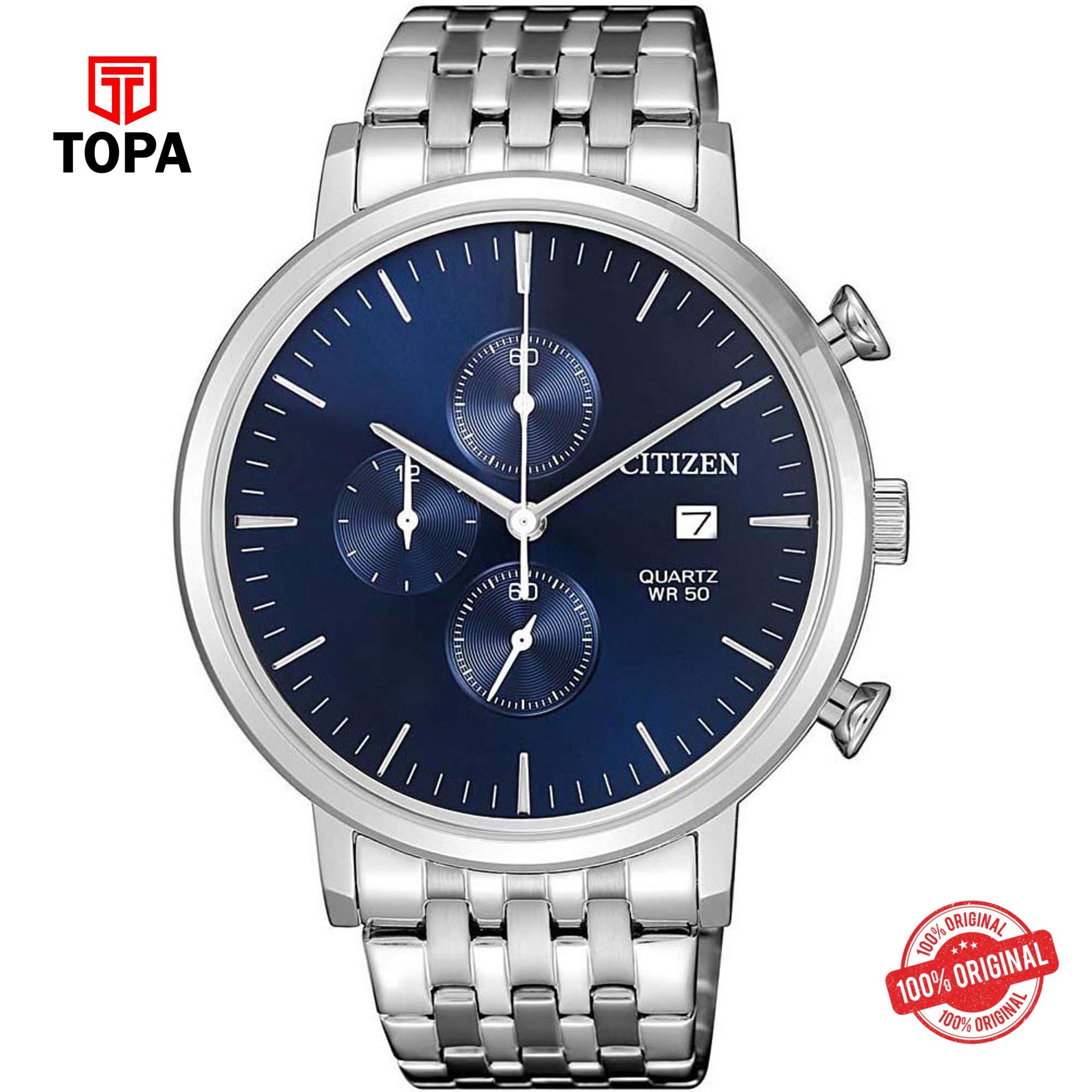 Topa Citizen-AN3610-55L-Men-Chain-Strap-Watch - Product Image 1