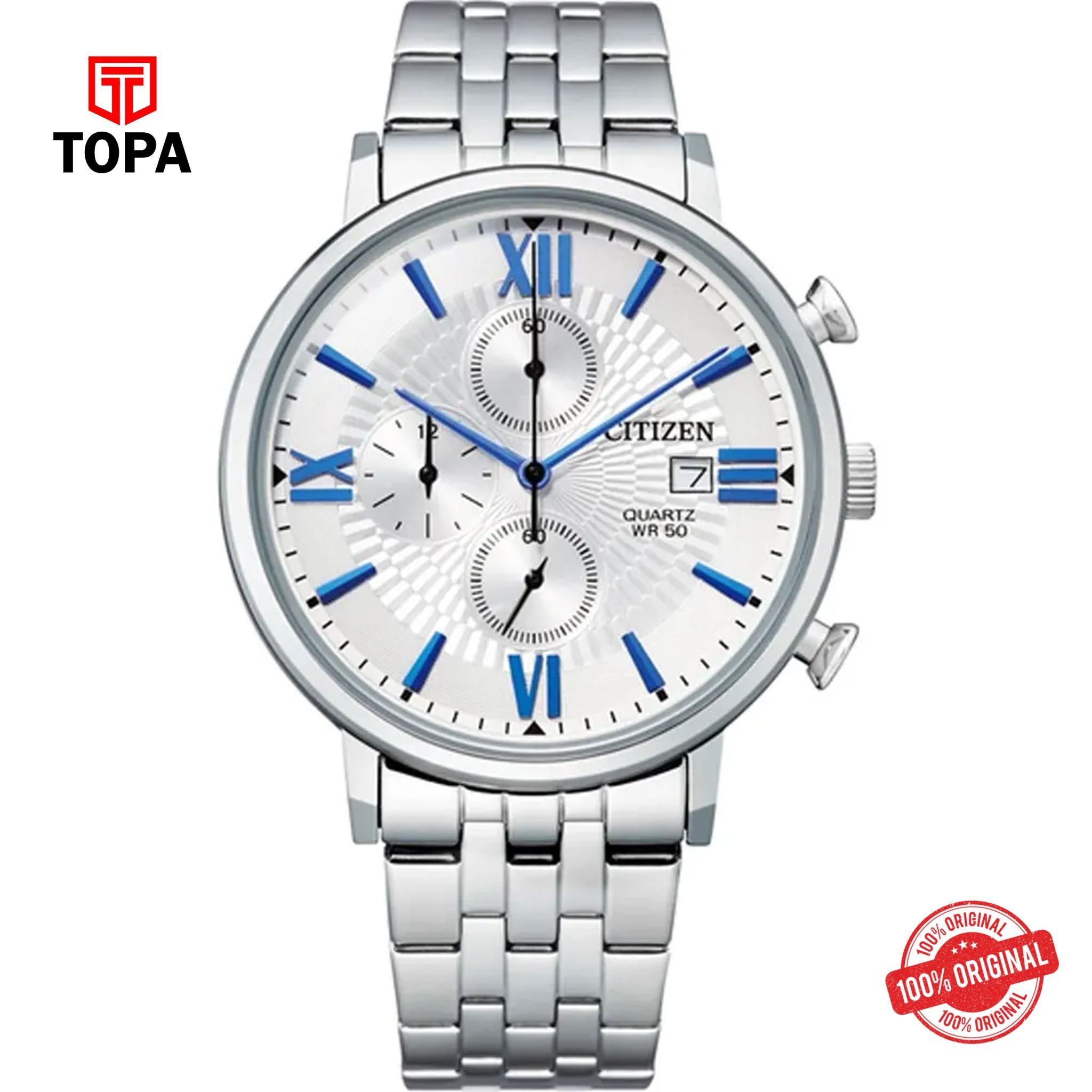 Topa Citizen-AN3610-71A-Metal-Band-Mens-Watch - Product Image 1