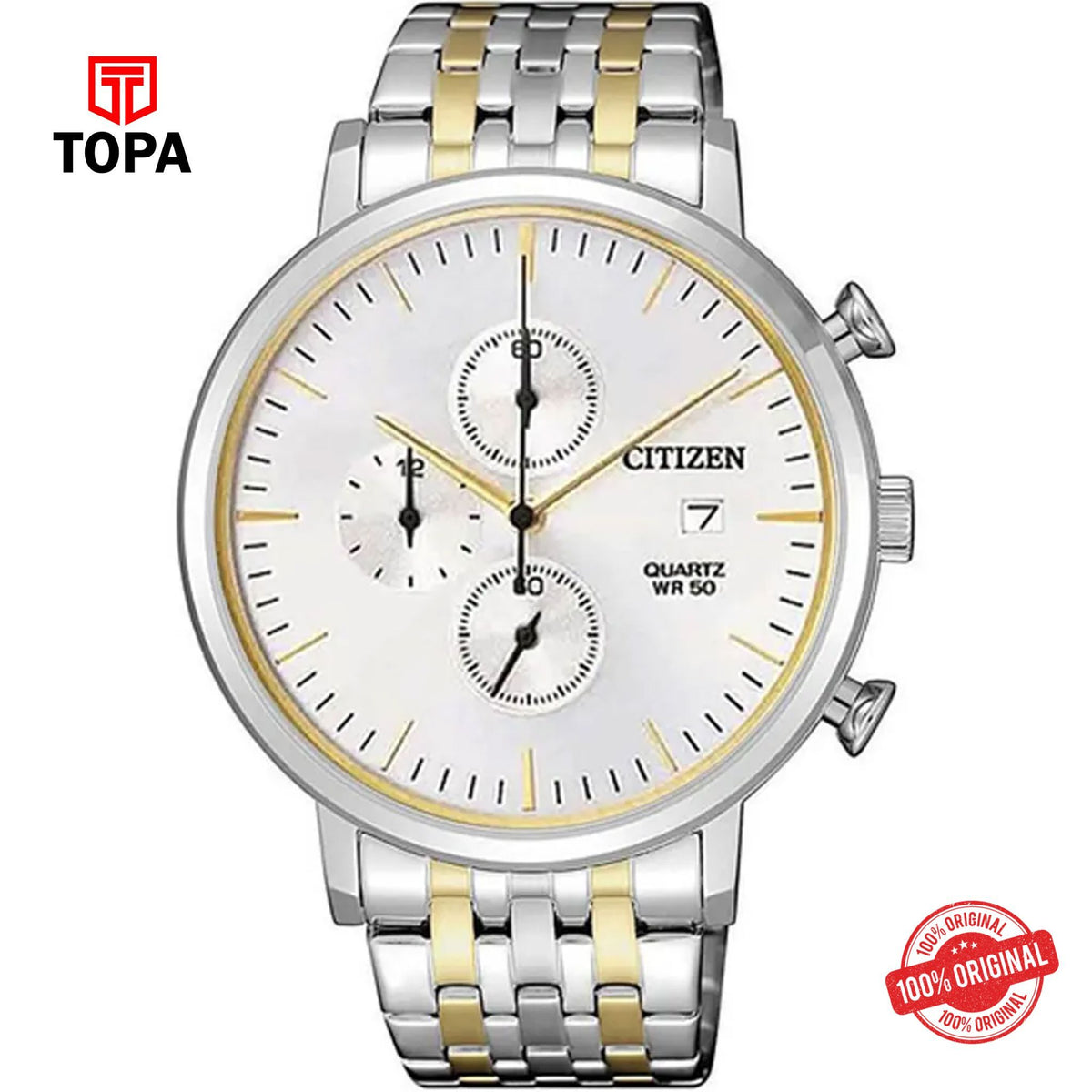 Topa Citizen-AN3614-54A-Metal-Band-Mens-Watch - Product Image 1