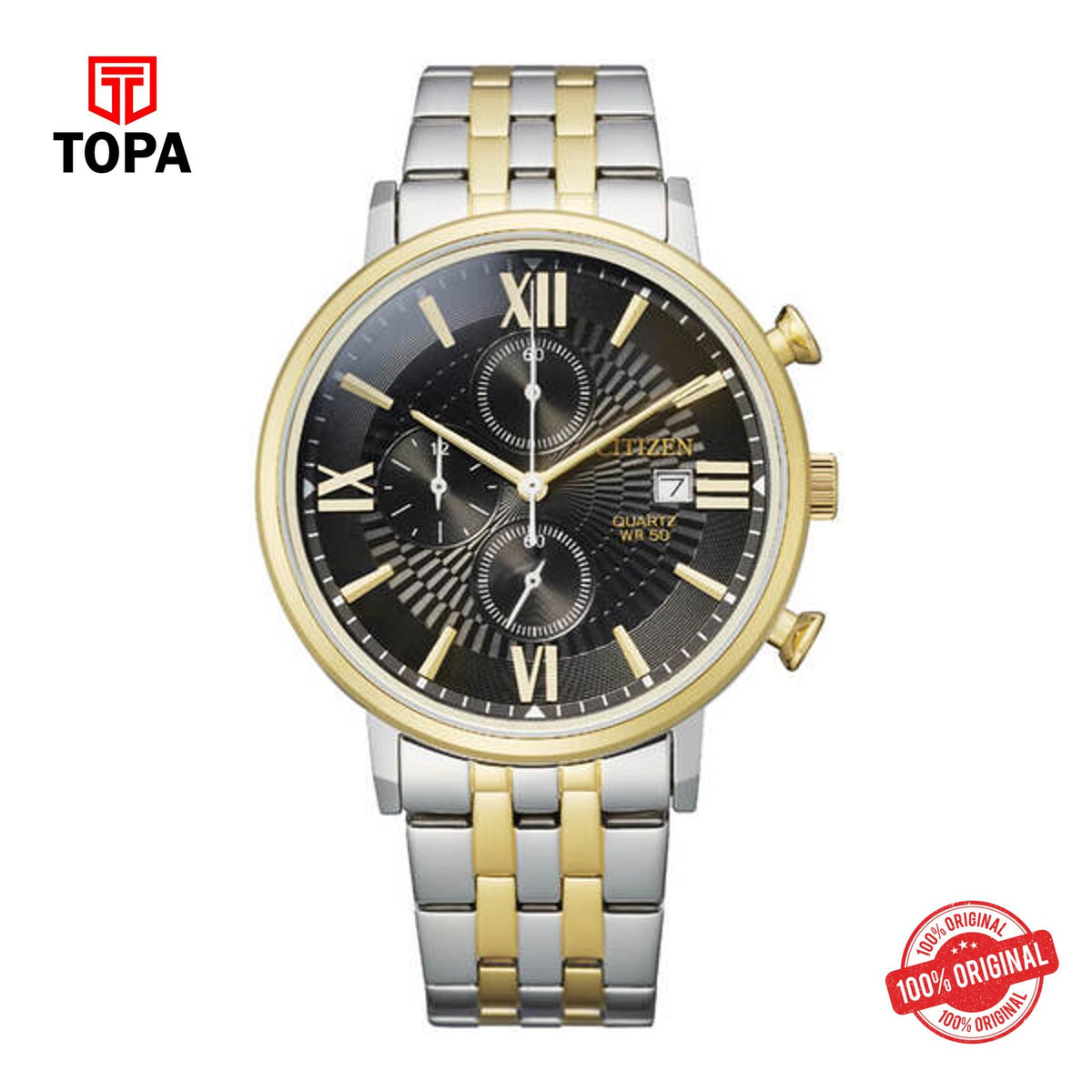 Topa Citizen-AN3616-75E-Metal-Band-Mens-Watch - Product Image 1