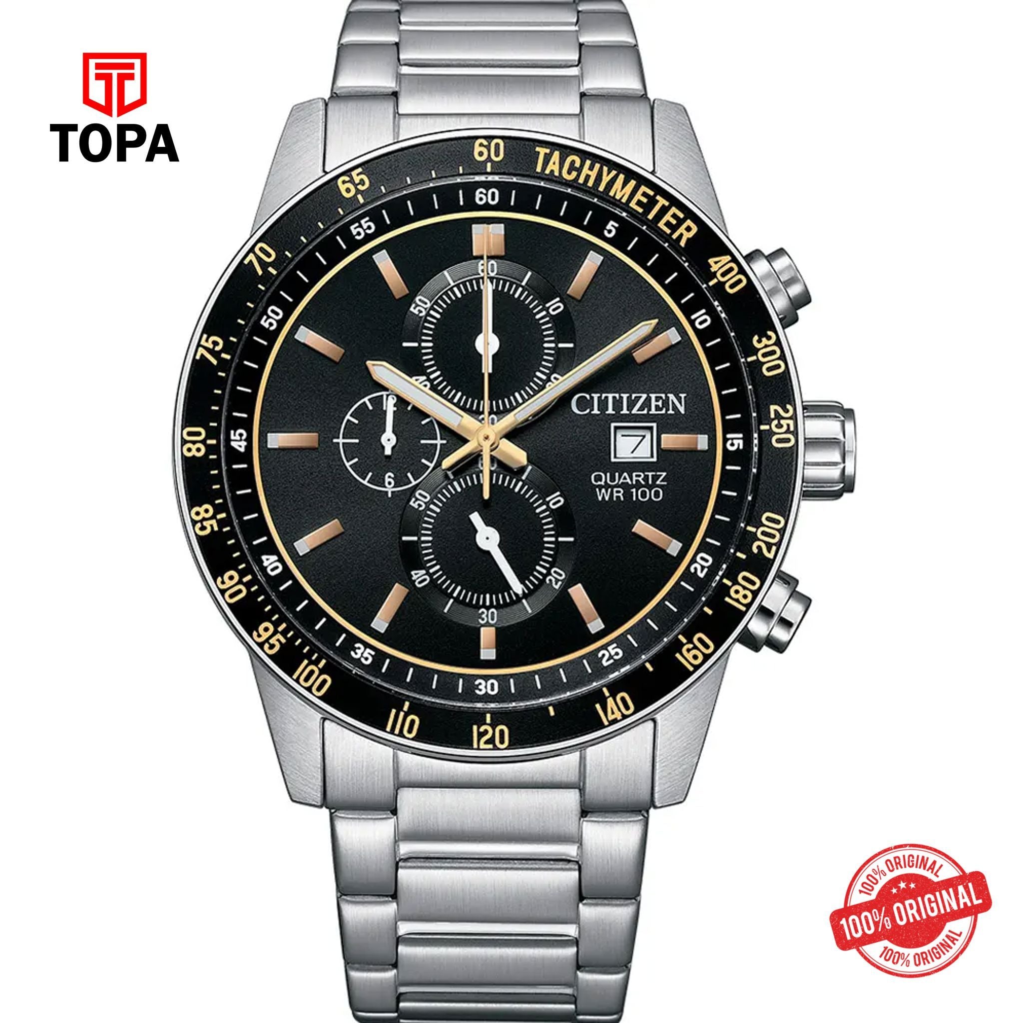 Topa Citizen-AN3681-57E-Metal-Band-Men-Watch - Product Image 1