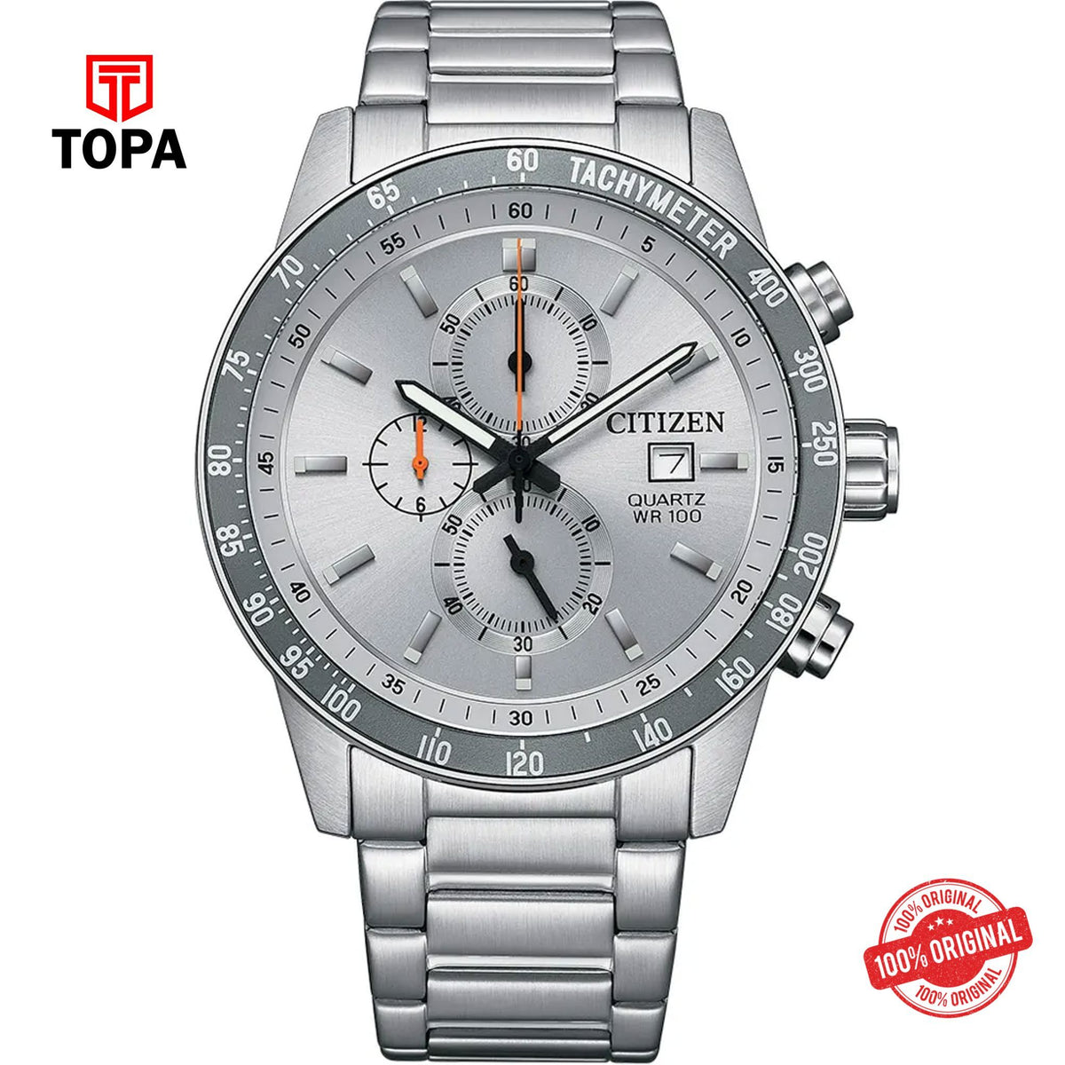Topa Citizen-AN3688-58H-Metal-Band-Men-Watch - Product Image 1