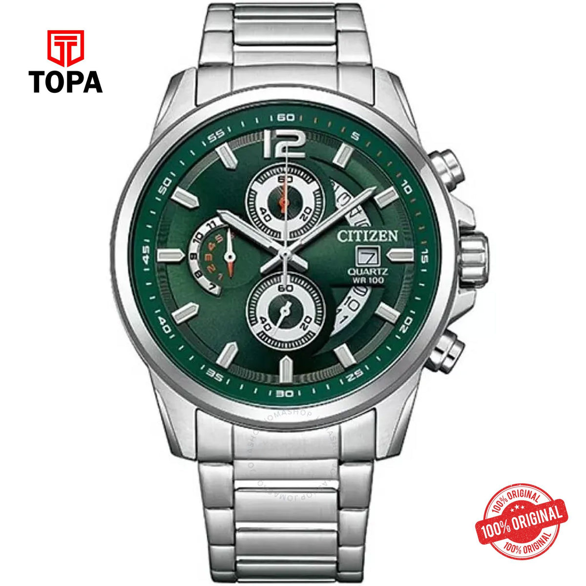 Topa Citizen-AN3690-56X-Metal-Band-Men-Watch - Product Image 1