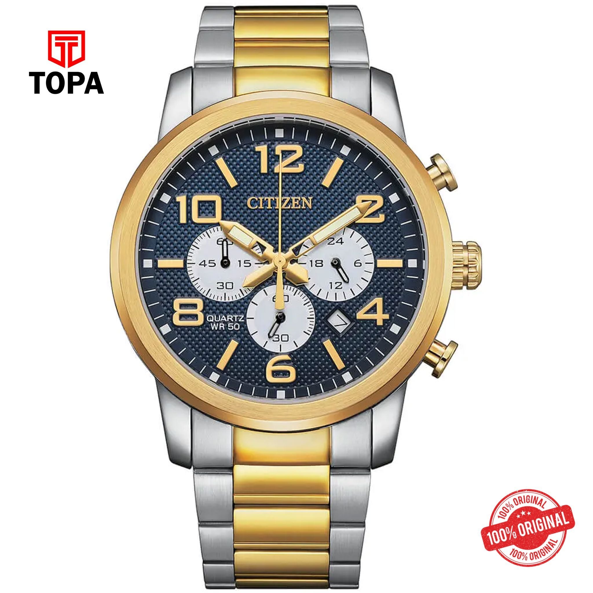 Topa Citizen-AN8059-56L-Metal-Band-Men-Watch - Product Image 1