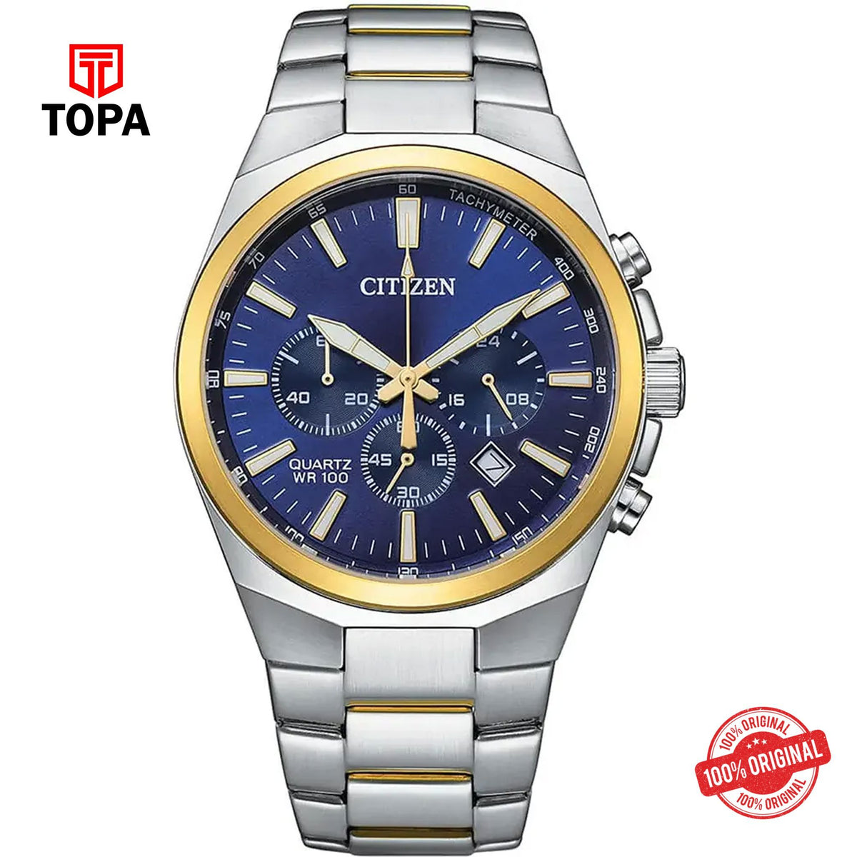 Topa Citizen-AN8176-52L-Metal-Band-Men-Watch - Product Image 1