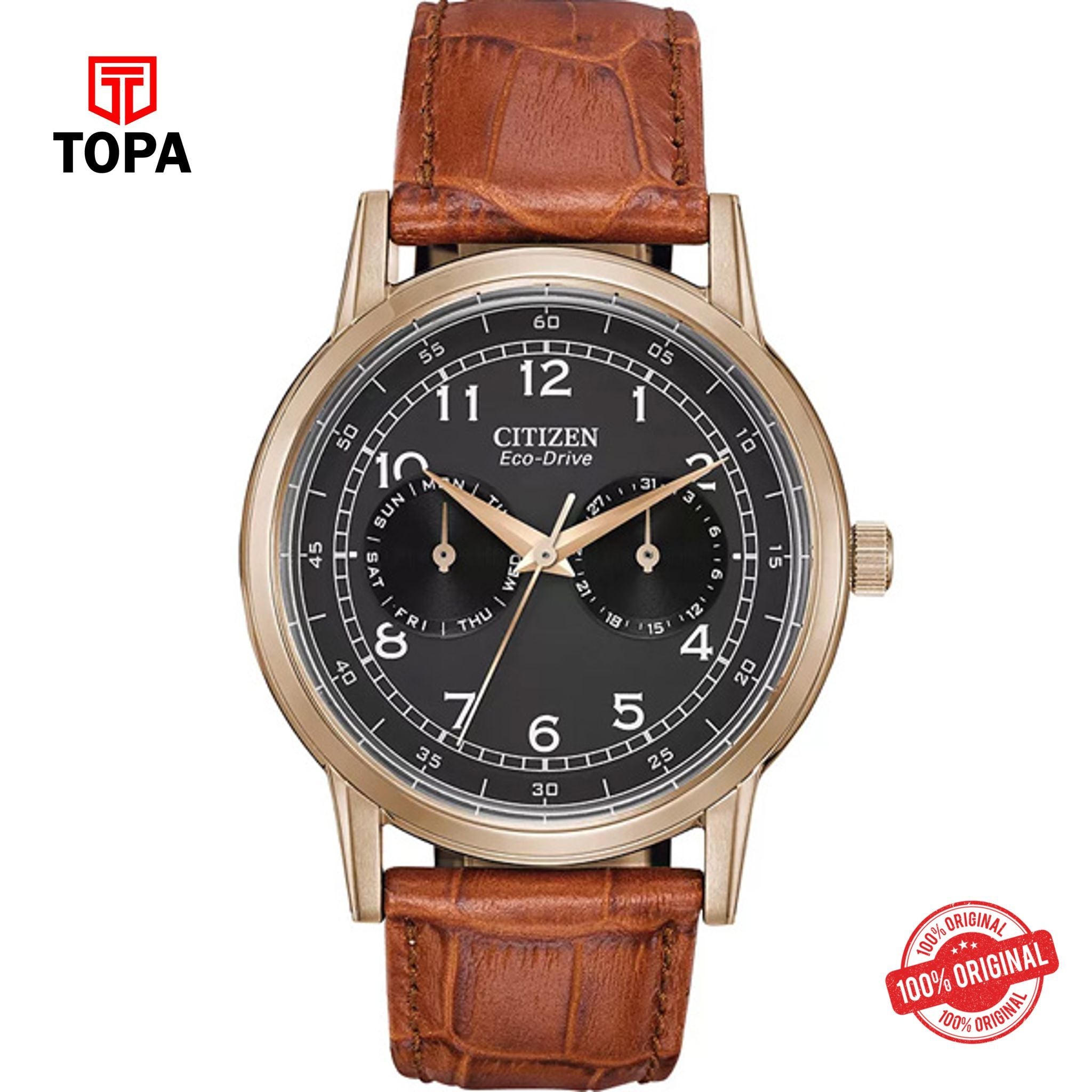 Topa Citizen-AO9003-08E-Eco-Drive-Metal-Band-Mens-Watch - Product Image 1