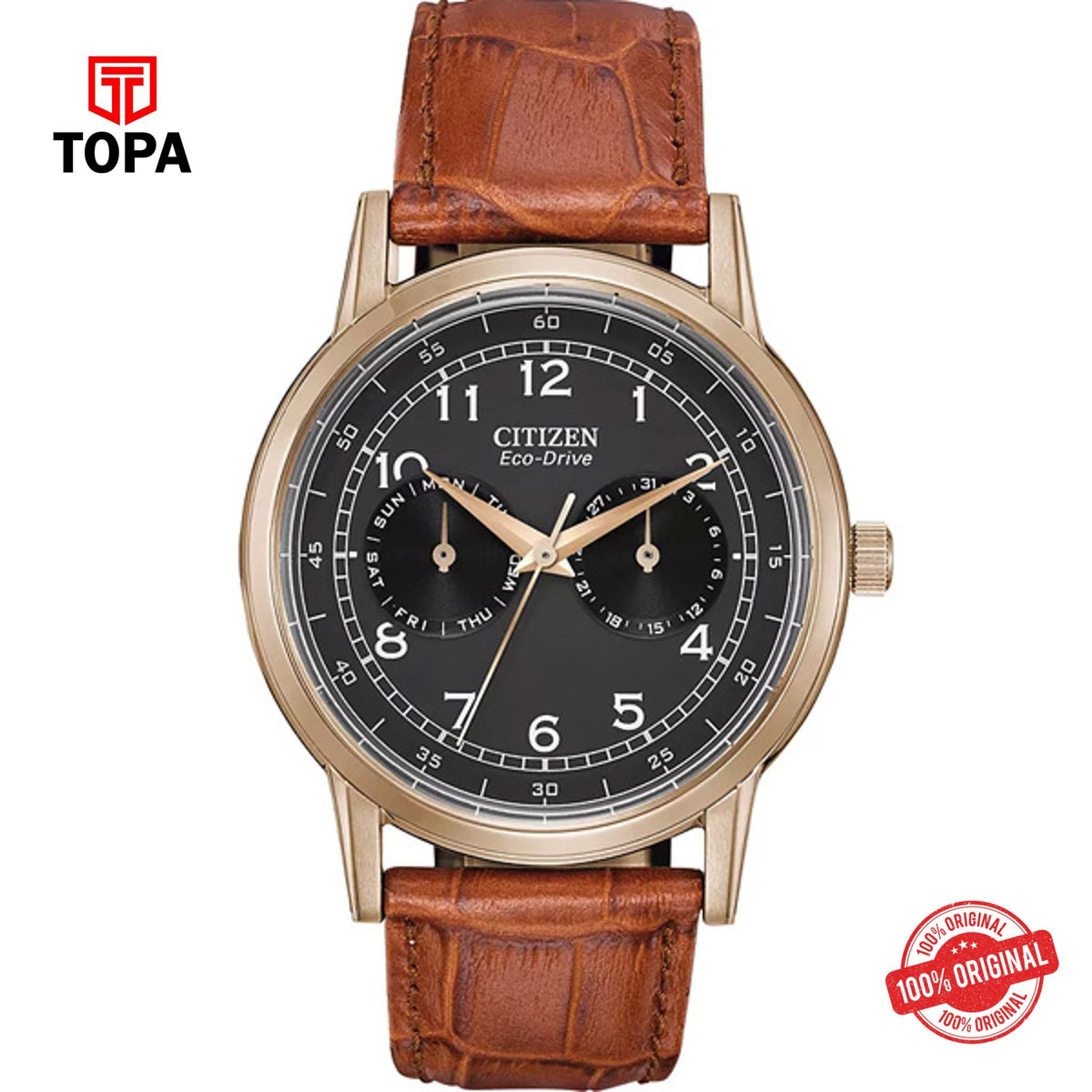 Topa Citizen-AO9003-08E-Eco-Drive-Metal-Band-Mens-Watch - Product Image 1