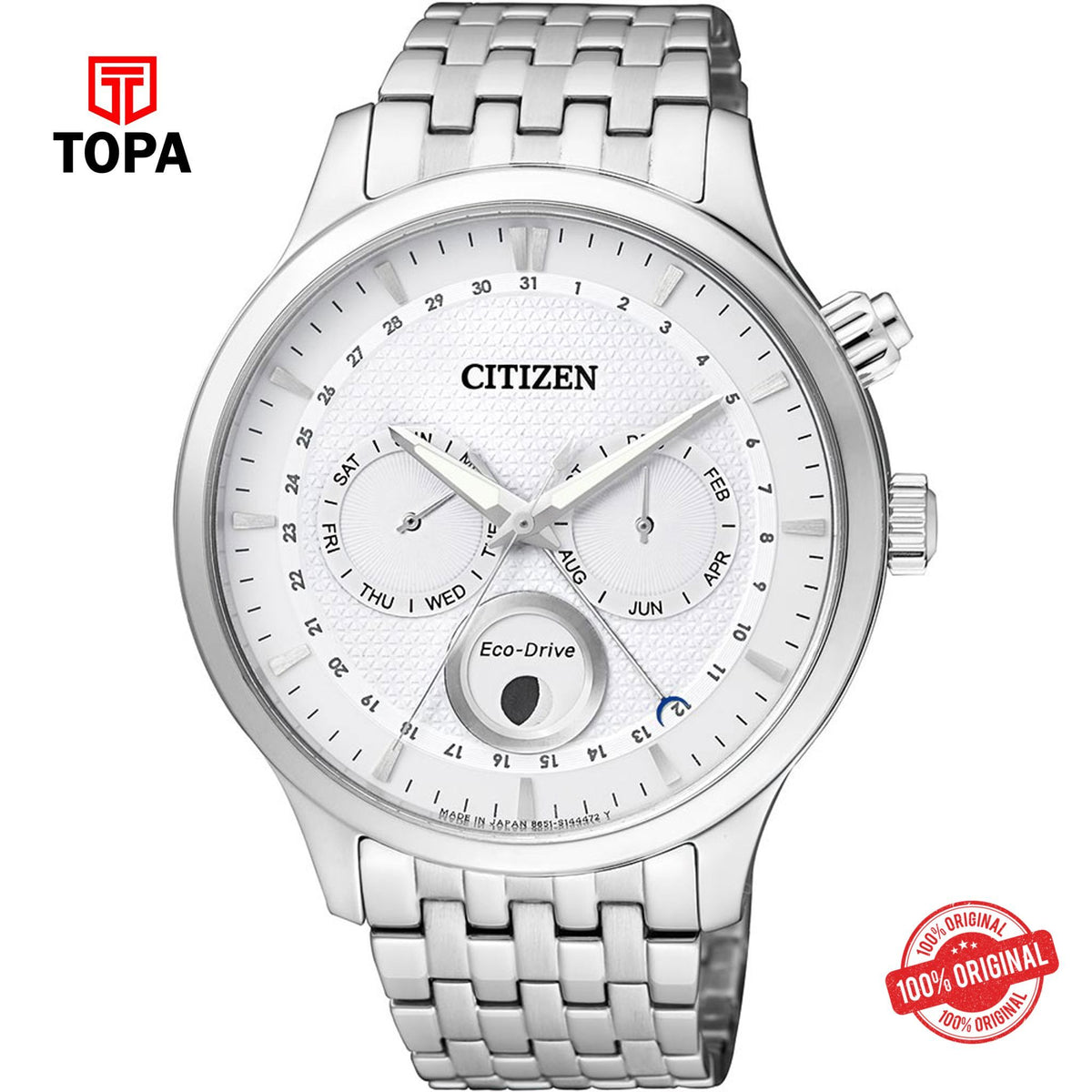 Topa Citizen-AP1050-56A-Metal-Band-Men-Watch - Product Image 1
