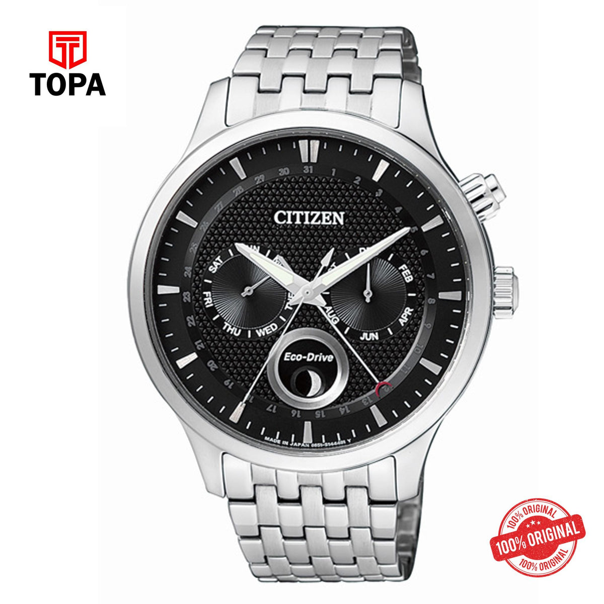 Topa Citizen-AP1050-56E-Eco-Drive-Metal-Band-Mens-Watch - Product Image 1