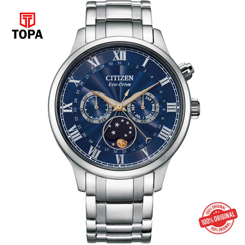 Topa Citizen-AP1050-81L-Eco-Drive-Moon-Phase-Men-Watch - Product Image 1