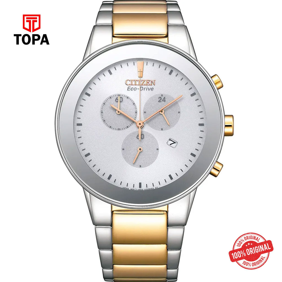 Topa Citizen-AT2244-84A-Metal-Band-Men-Watch - Product Image 1