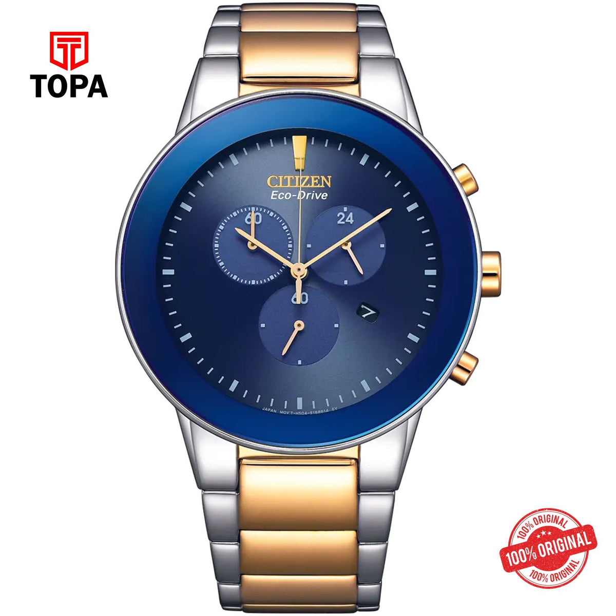 Topa Citizen-AT2244-84L-Metal-Band-Men-Watch - Product Image 1
