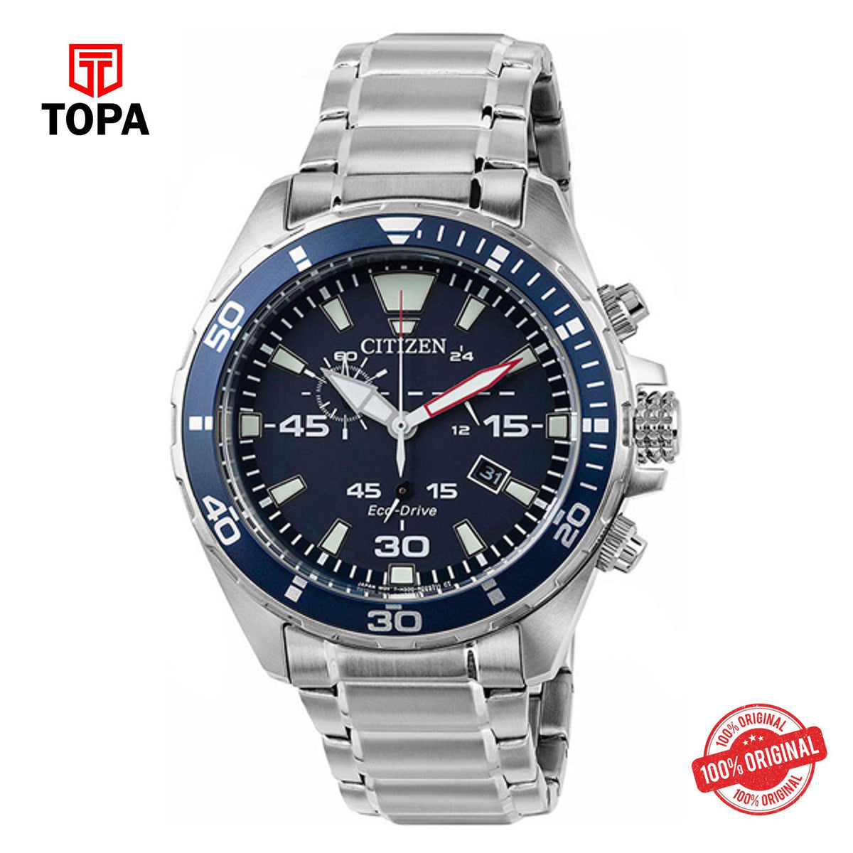 Topa Citizen-AT2431-87L-Metal-Band-Mens-Watch - Product Image 1