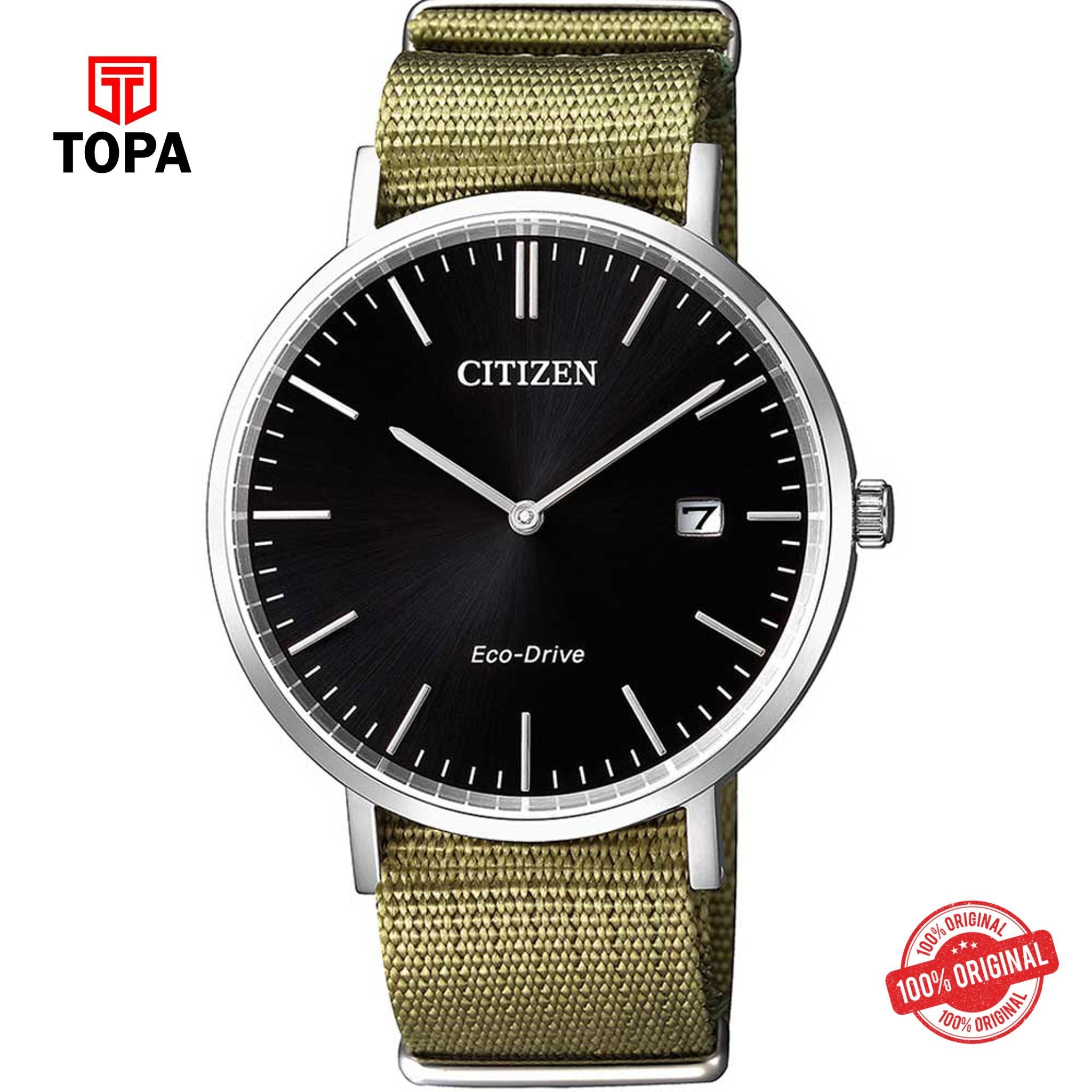 Topa Citizen-AU1080-38E-Eco-Drive-Nylon-Strap-Mens-Watch - Product Image 1