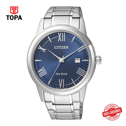 Topa Citizen-AW1231-58L-Eco-Drive-Analog-Blue-Dial-Mens-Watch-in - Product Image 1