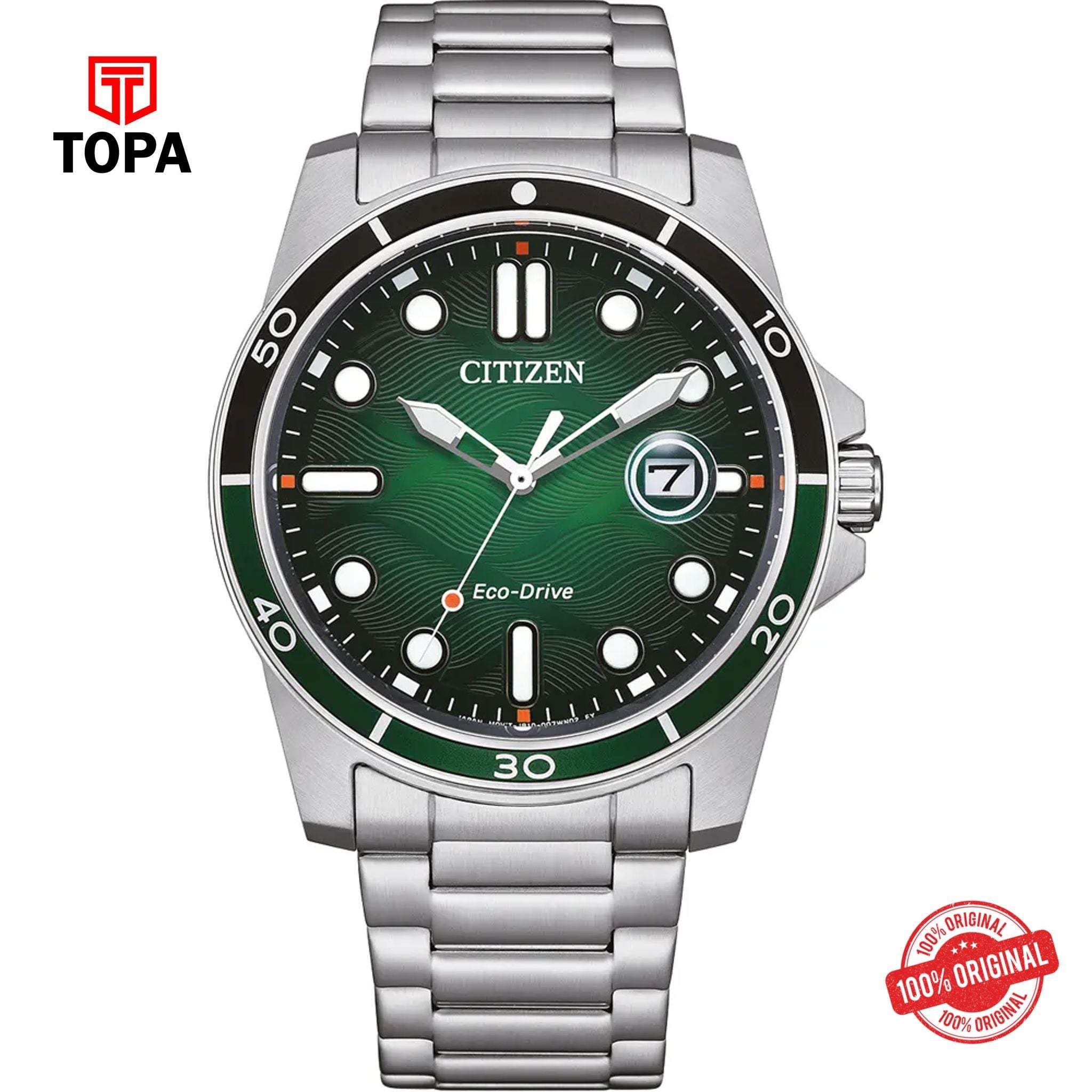 Topa Citizen-AW1811-82X-Metal-Band-Men-Watch - Product Image 1