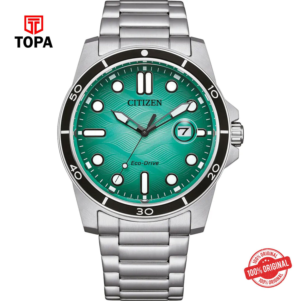 Topa Citizen-AW1816-89L-Metal-Band-Men-Watch - Product Image 1