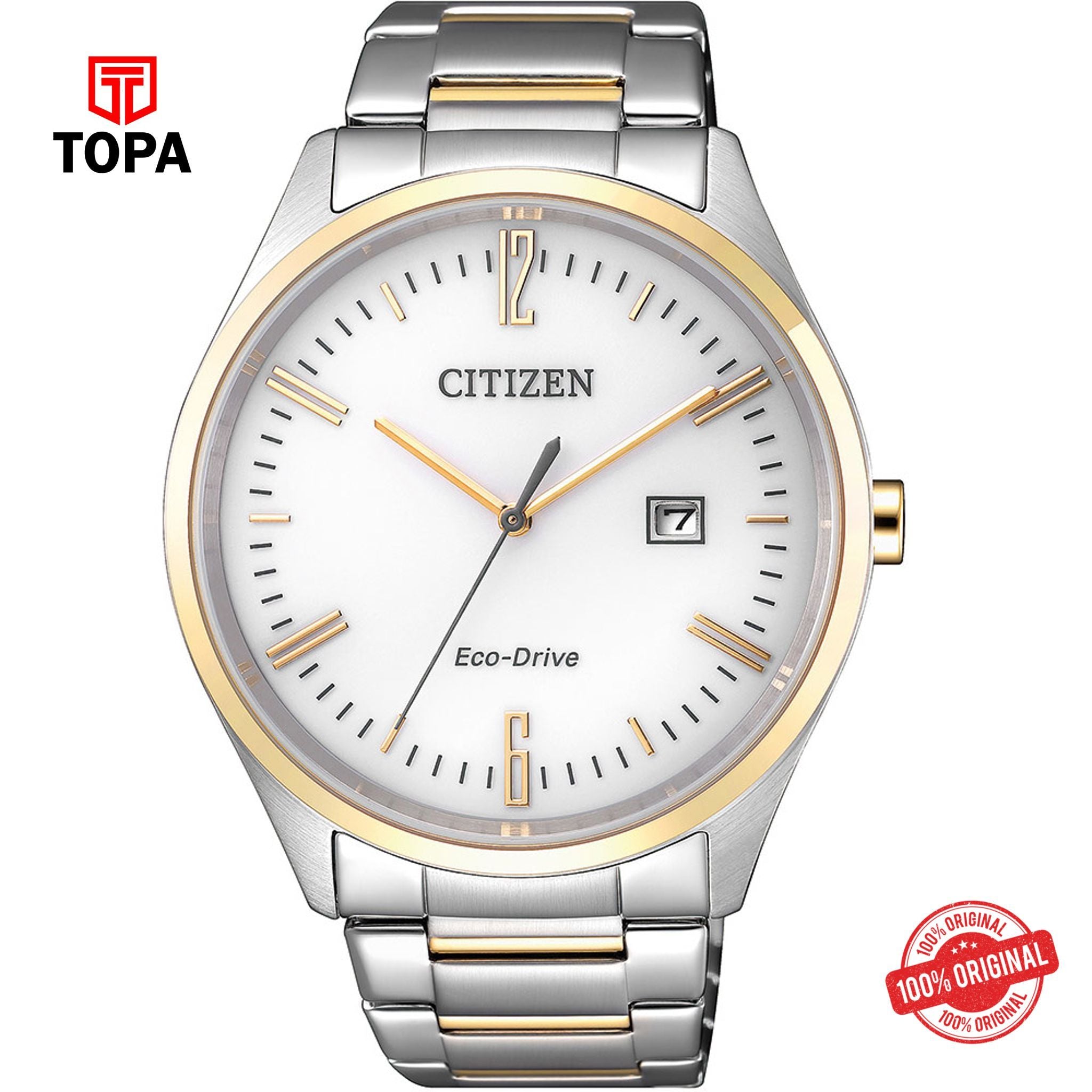 Topa Citizen-Analog-White-Dial-Mens-Watch-BM7354-85A - Product Image 1